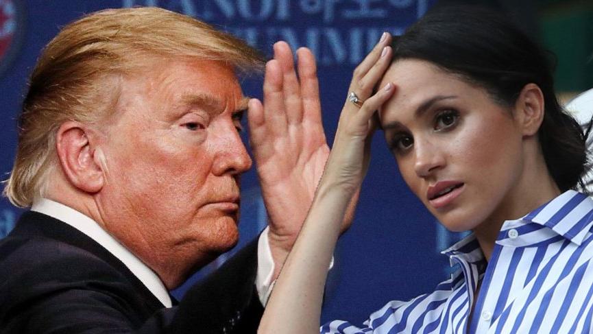 Donald Trump, Meghan’a ‘Edepsiz’ demediğini argüman ediyor