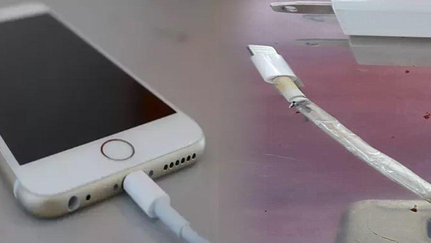 korkunc olay sarjdaki telefon patladi