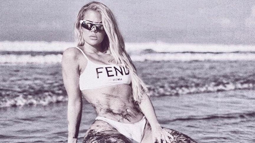 Khloe Kardashian’dan görülmemiş çekiliş