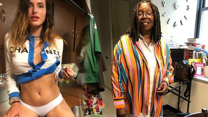 Bella Thorne tehdite pabuç bırakmadı, Whoopi Goldberg tarafından eleştirildi