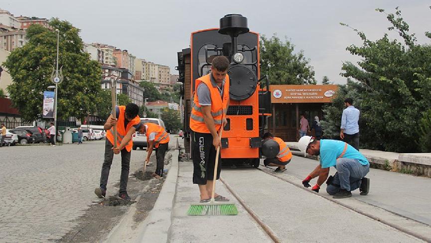 Kağıthane Belediyesi: Nostaljik dekovil hattında çalışmalar sürüyor