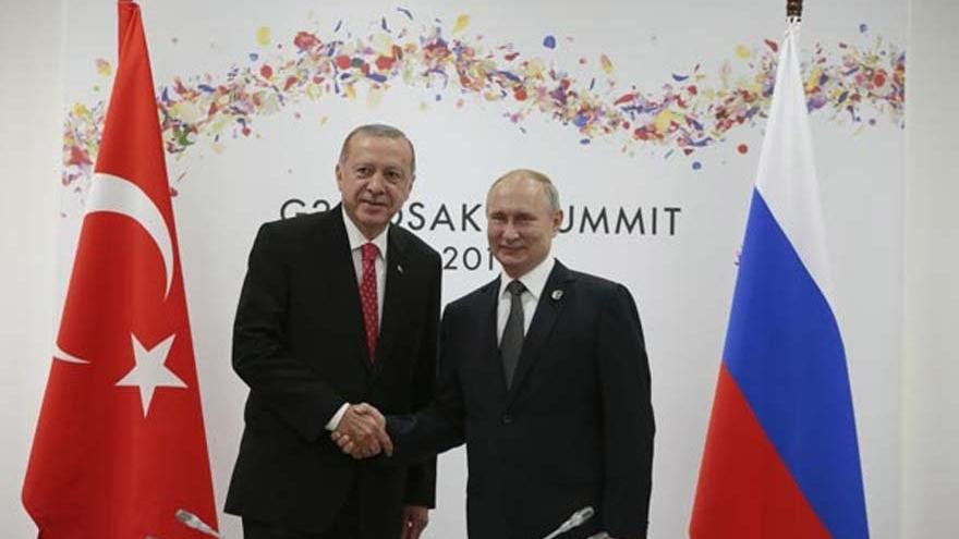 Cumhurbaşkanı Erdoğan, Putin ile görüştü