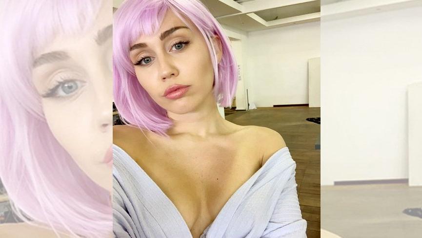 Miley Cyrus coştu bir kere…