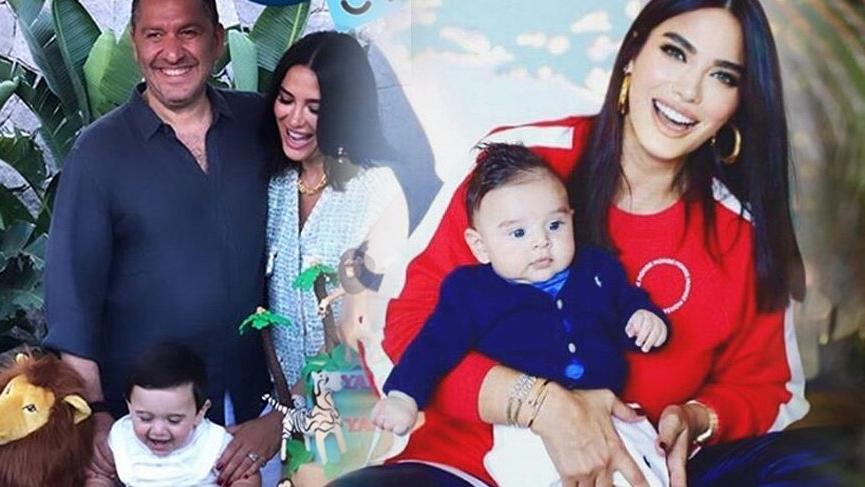 Gamze ve Nedim Keçeli’nin oğlu Yaman’ın ilk doğum günü