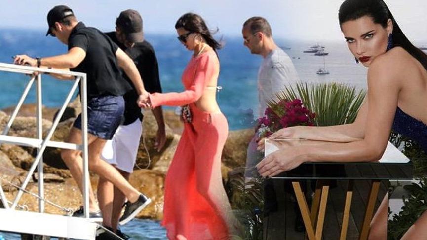 Adriana Lima, Türk iş insanıyla samimi şekilde görüntülendi