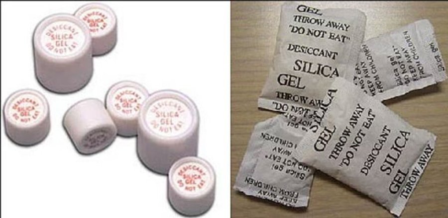 İlaç kutularından bazen de ayakkabı kutularından çıkan bu paketleri ne işe yarıyor? Bu nesneler nem alıcıdır. İçlerinde nem alıcı jel bulunur. İlaçların ve ayakkabıların nemsiz kalmalarına yardımcı olur.