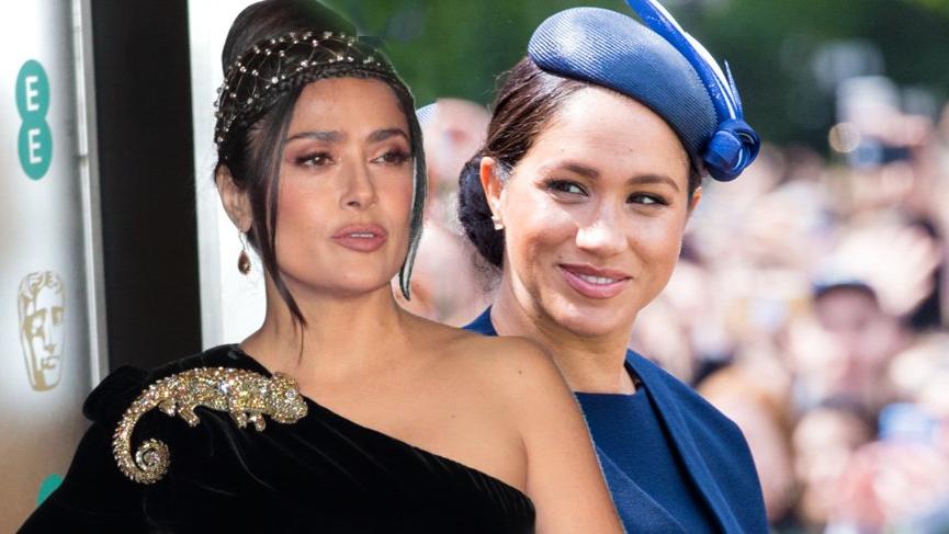 Salma Hayek Meghan Markle tarafından seçilmekten gurur duyduğunu açıkladı