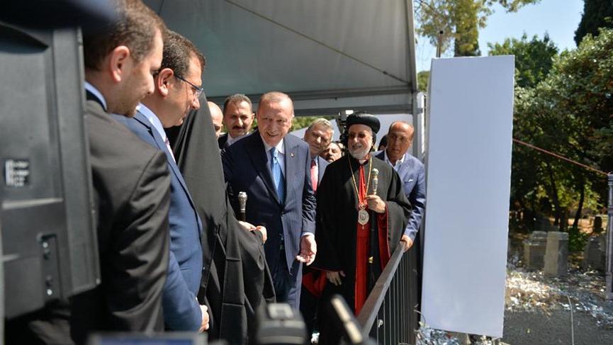 Ä°mamoÄlu ile ErdoÄan temel atma tÃ¶reninde buluÅtu!