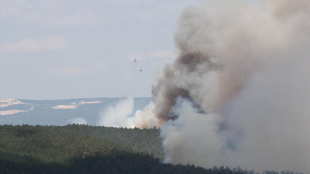 Bursa'daki yangın 9 ayrı bölgede sürüyor