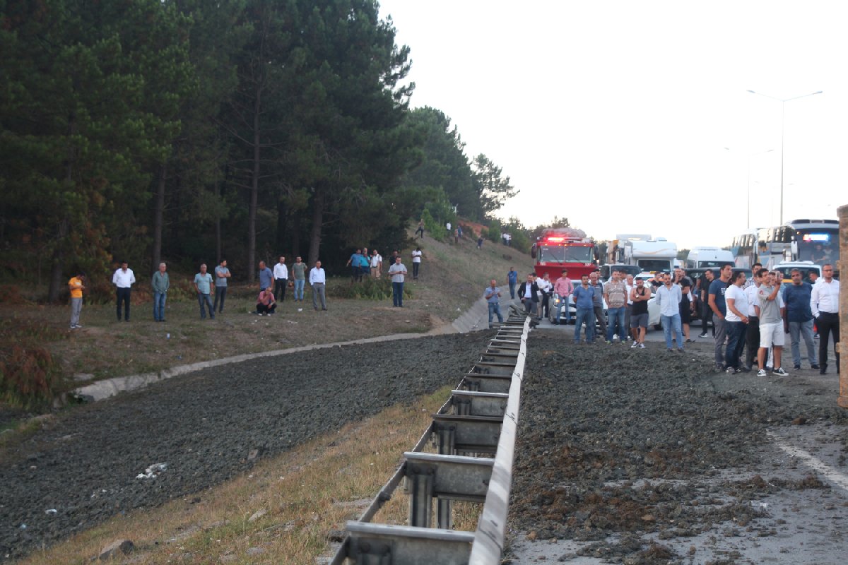 yolun trafiğe kapalı olması hali