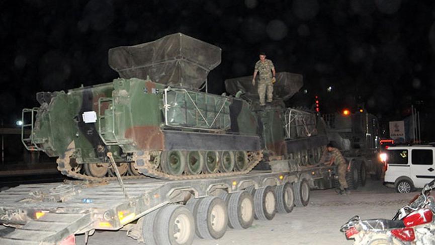 Suriye sınırına askeri sevkiyatta son durum!