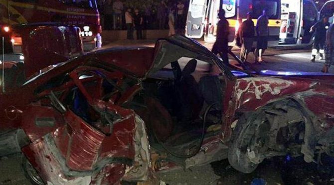 Başkentte trafik kazası 2 ölü 4 yaralı