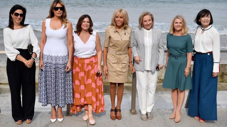 G7 Zirvesi’ne First Lady’lerin rüküşlüğü damga vurdu