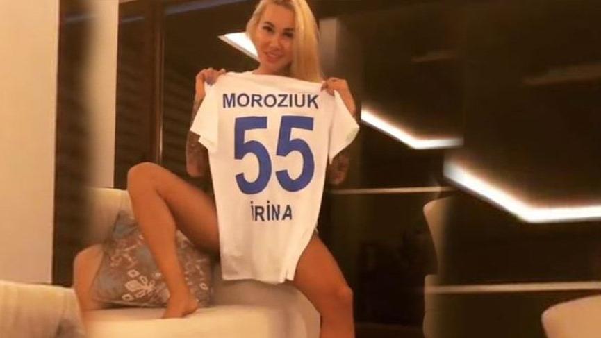 Irina Morozyuk: Hem parfümümü sıktım, hem de maçta giydim