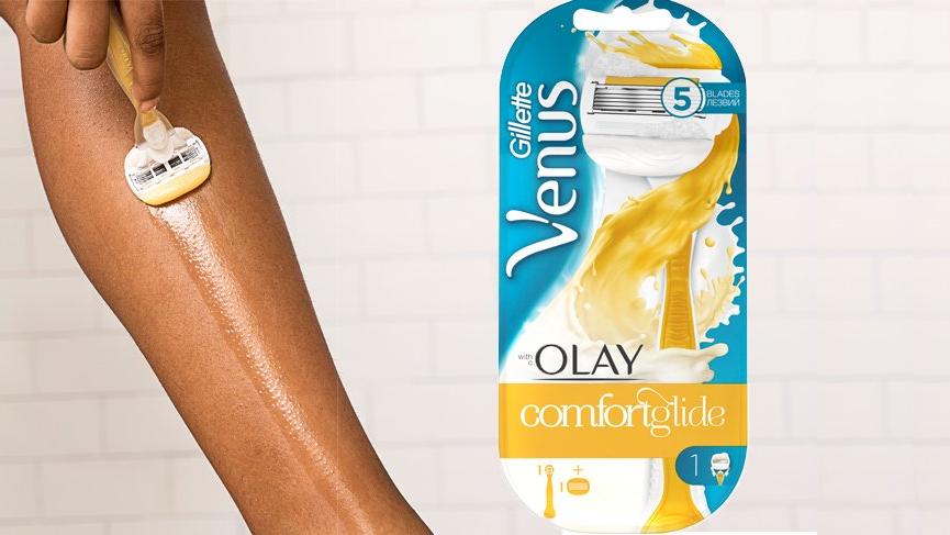 Gillette Venus Comfortglide Olay ile konfor ve ipeksi pürüzsüzlük bir arada