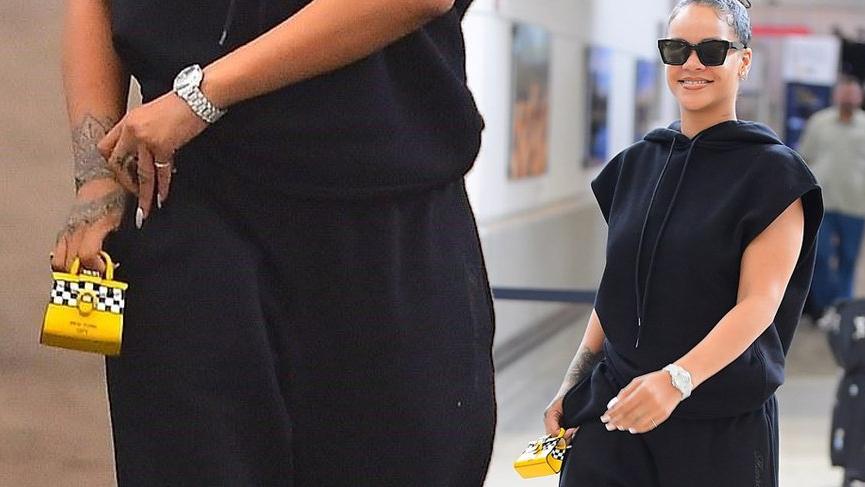 Rihanna’nın mikro çantasında ne olduğu tartışma konusu oldu