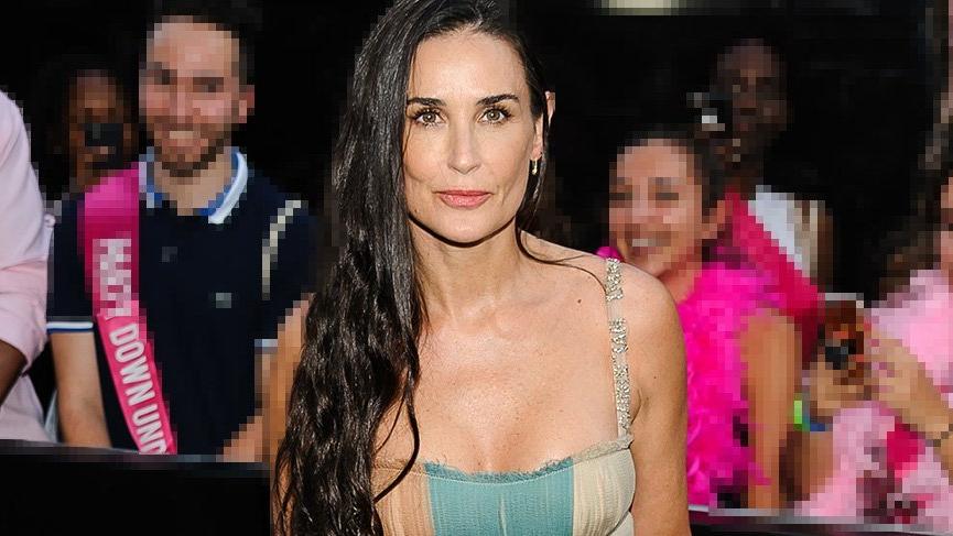 Demi Moore itiraf etti: Yatağımıza üçüncü kişiyi aldık