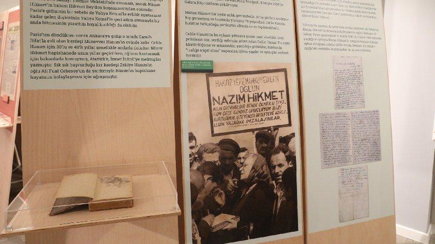Nazım Hikmet’in bilinmeyenleri bu sergide