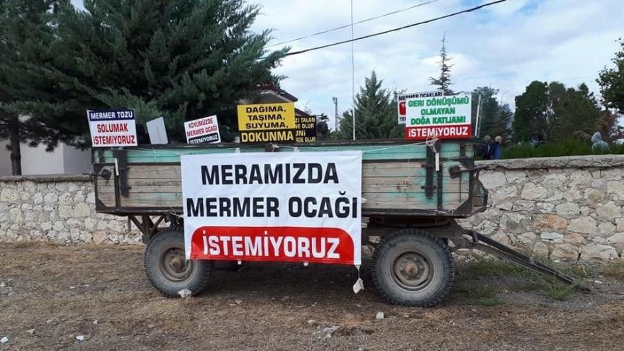 140 bin dekar tarım arazisi mermer ocağına kurban edilecek