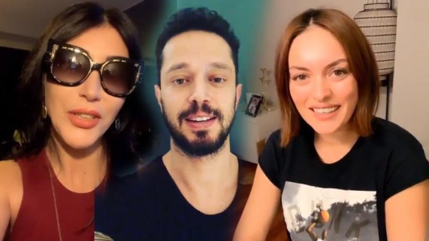 Sanatçılardan anlamlı challenge
