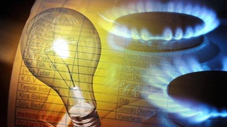 elektrik ve dogalgaz icin odenen miktar