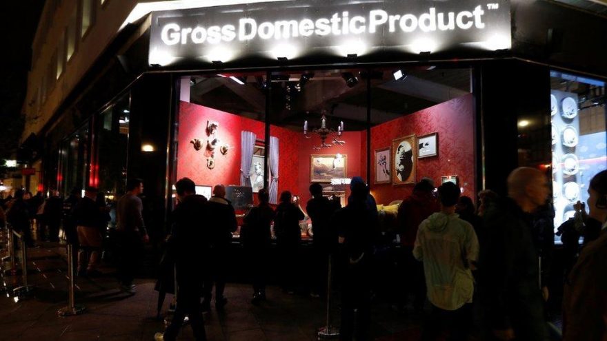 Banksy emek hırsızı şirkete karşı girilmeyen dükkan açtı
