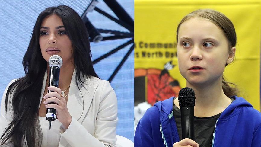 Kim Kardashian, Greta Thunberg’i akşam yemeğine davet etti