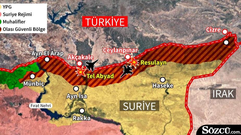 iste suriye haritasi ve firat in