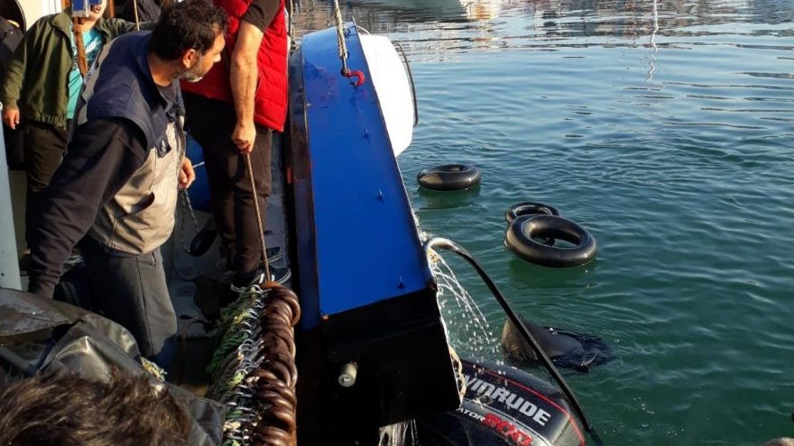 Düzensiz göçmenleri taşıyan tekne battı: 1 çocuk öldü