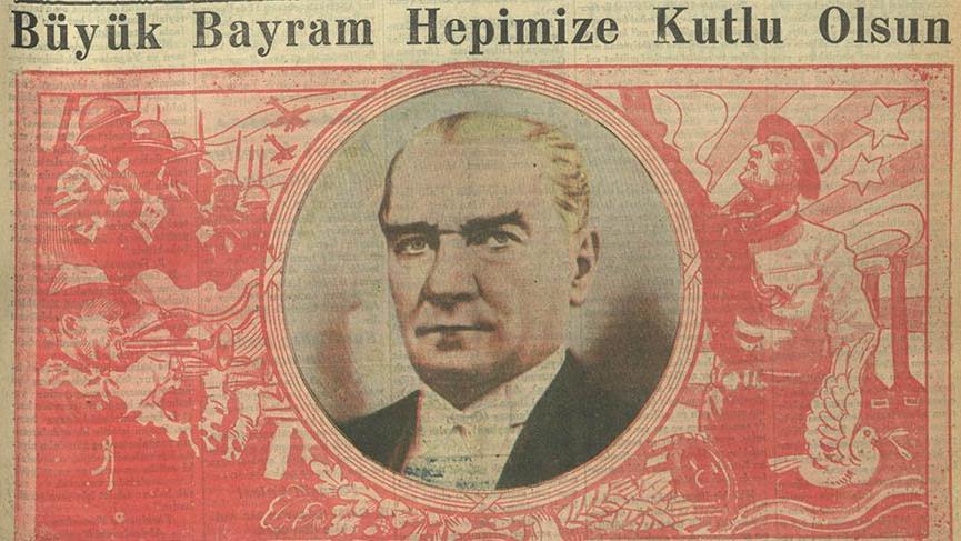 Arşivden çıkan ‘Cumhuriyet Bayramı’ manşetleri