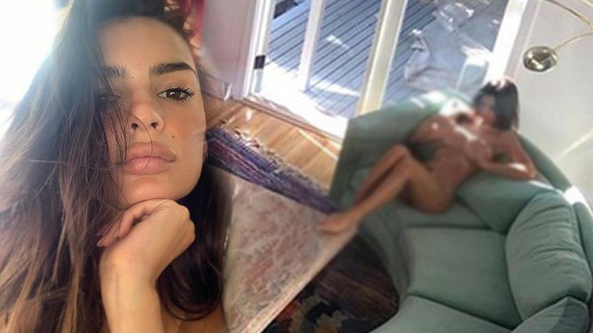 Emily’nin çıplak sabah keyfi