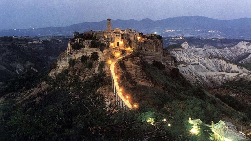 Ölen şehir Civita Di Bagnoregio