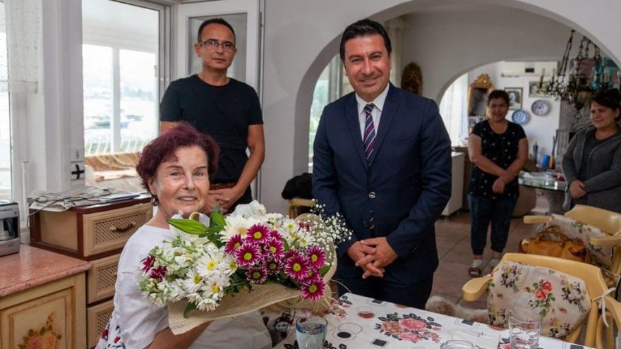 Bodrum Belediye Başkanı’ndan Fatma Girik’e ziyaret