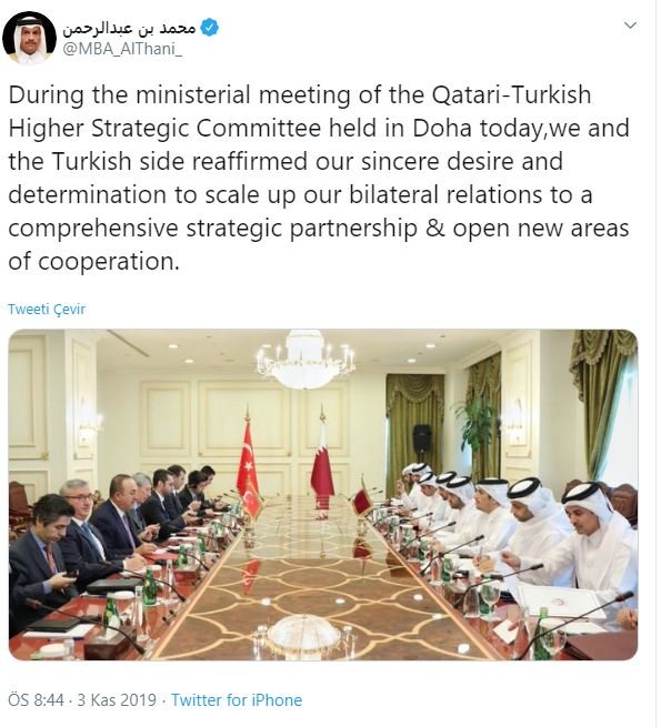 Katar Dışişleri Bakanı’ndan kritik Türkiye açıklaması