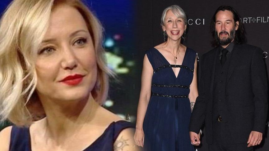 Berna Laçin mesajını Keanu Reeves üzerinden verdi