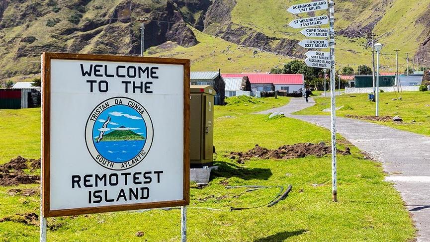 Dünyanın en yalnız adası Tristan-Cunha