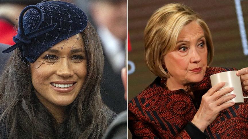 Meghan Markle, eski First Lady Hillary Clinton ile ‘gizlice’ buluştu