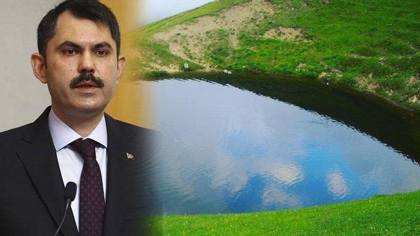Bakan Murat Kurum’dan Dipsiz Göl eski haline dönecek müjdesi