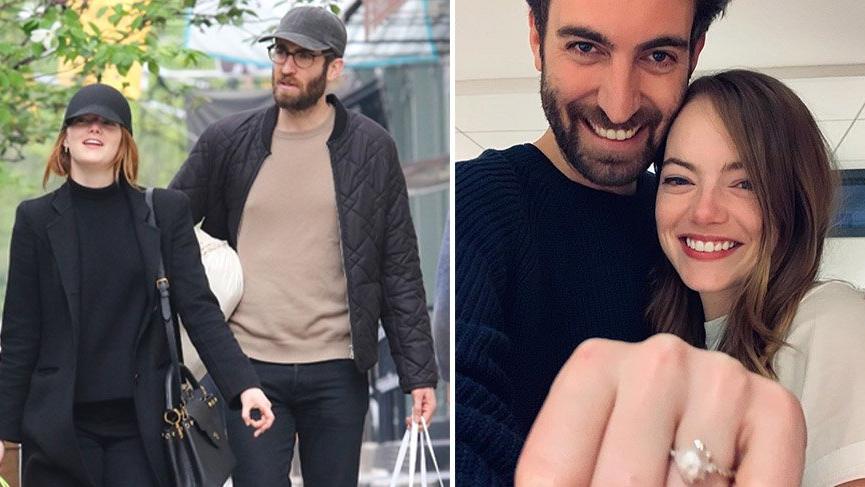Ünlü oyuncu Emma Stone ve Dave McCary nişanlandı