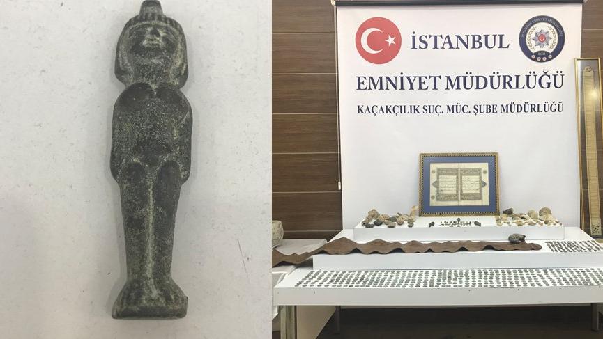 İstanbul'da büyük operasyon! 4 bin yıllık ana tanrıça heykelciği ele geçirildi ile ilgili görsel sonucu