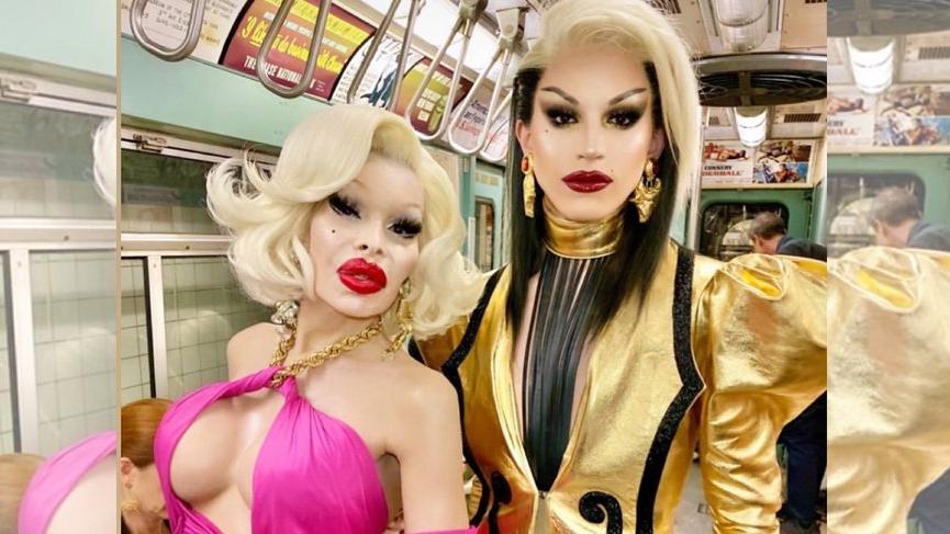 Moschino defile için metro istasyonu oluşturdu