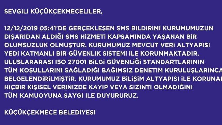 belediyeden gelen ingilizce kufurlu