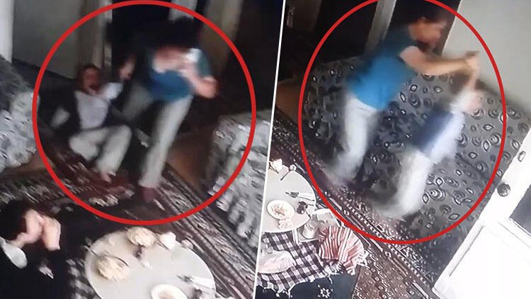 Eve yerleştirdiği kamera kayıtlarını inceleyen Çetin Başak, bakıcı A.E.’nin çocuklarına şiddet uyguladığını gördü.