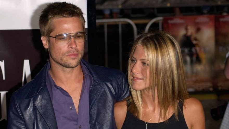 Brad Pitt ile Jennifer Aniston aynı partide