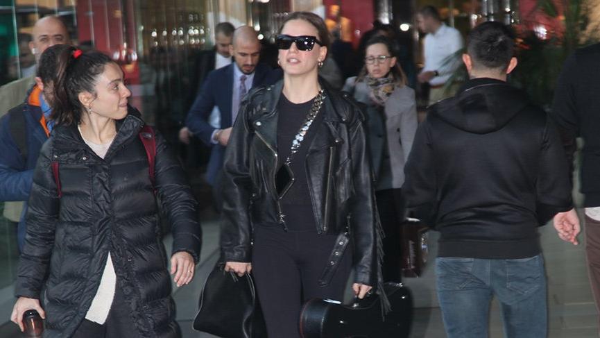 Serenay Sarıkaya’nın prova heyecanı