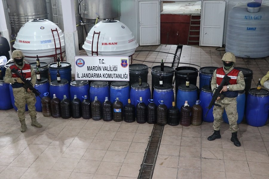 Mardin: 117 bin 800 litre sahte şarap