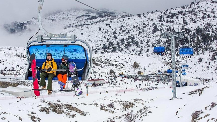 Denizli Kayak Merkezi’nde sezon açıldı