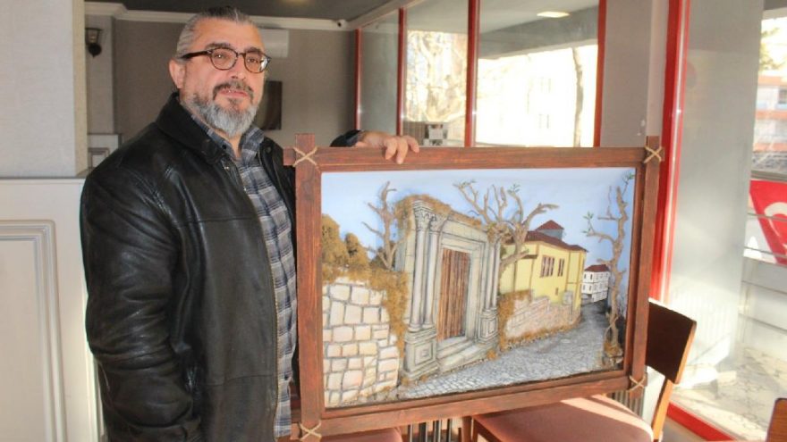Çöpleri sanat eserine dönüştürüyor