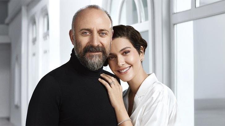 Halit Ergenç ve Bergüzar Korel, yılın son günü alışverişte