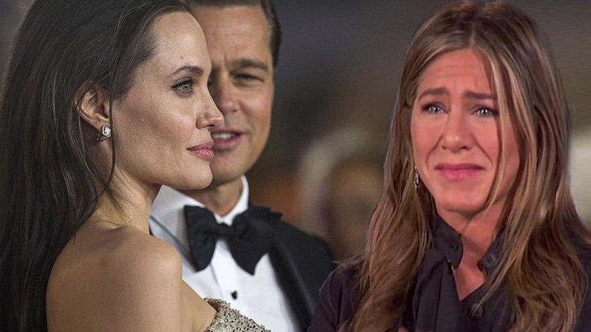 Jennifer Aniston Angelina Jolie’nin hamile olduğunu öğrenince ağlama krizine girmiş